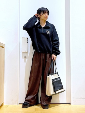 「LAKOLE（ラコレ）のアイテム（その他シューズ）」を使った、あおき@LAKOLE海老名さん（レディース・156cm）の秋コーディネート