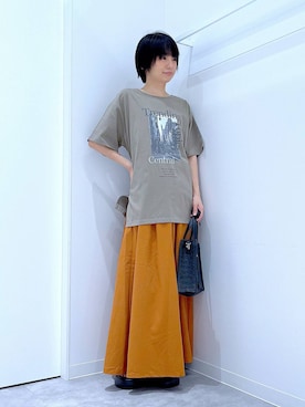 あおき@LAKOLE海老名さん（レディース・156cm）の夏コーディネート