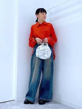 あおき@LAKOLE海老名さん(レディース・156cm)の秋コーディネート