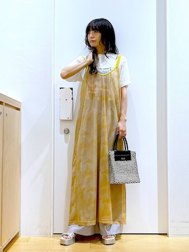 あおき@LAKOLE海老名さん（レディース・156cm）の夏コーディネート