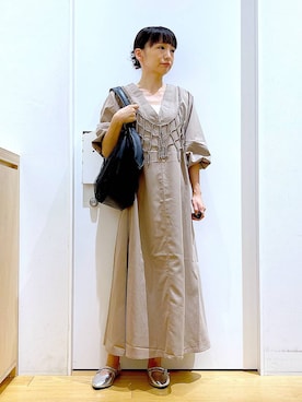 あおき@LAKOLE海老名さん(レディース・156cm)の夏コーディネート