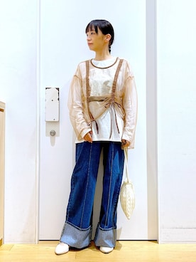 あおき@LAKOLE海老名さん(レディース・156cm)の秋コーディネート