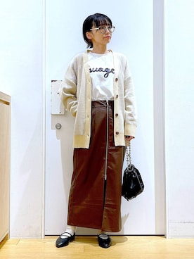 あおき@LAKOLE海老名さん（レディース・156cm）の秋コーディネート