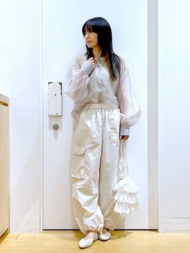 あおき@LAKOLE海老名さん(レディース・156cm)の春コーディネート