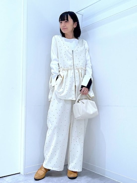 あおき@LAKOLE海老名さん(レディース・156cm)の春コーディネート