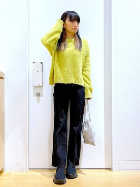 あおき@LAKOLE海老名さん(レディース・156cm)の冬コーディネート