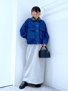 あおき@LAKOLE海老名さん（レディース・156cm）の春コーディネート