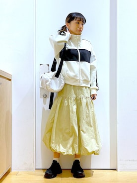 あおき@LAKOLE海老名さん（レディース・156cm）の冬コーディネート