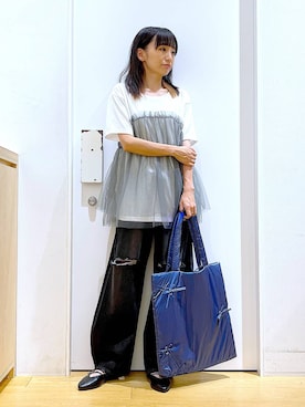 あおき@LAKOLE海老名さん（レディース・156cm）の秋コーディネート