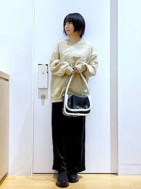 あおき@LAKOLE海老名さん(レディース・156cm)の冬コーディネート