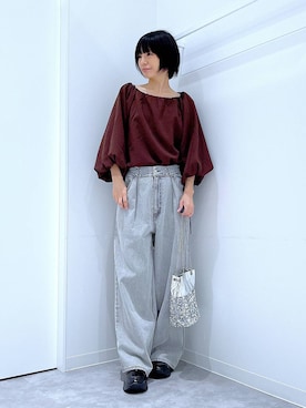 あおき@LAKOLE海老名さん（レディース・156cm）の秋コーディネート