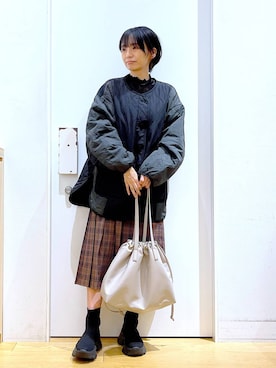 あおき@LAKOLE海老名さん(レディース・156cm)の秋コーディネート