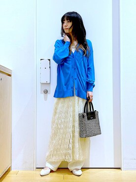 あおき@LAKOLE海老名さん(レディース・156cm)の春コーディネート