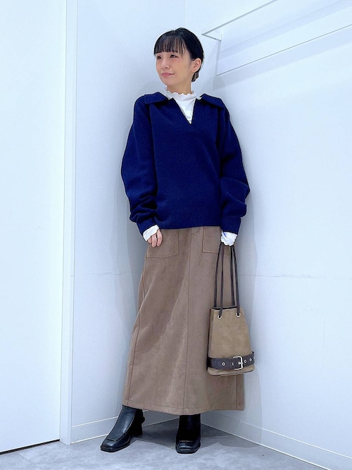 スクエアトゥ切替ブーツ / 589066