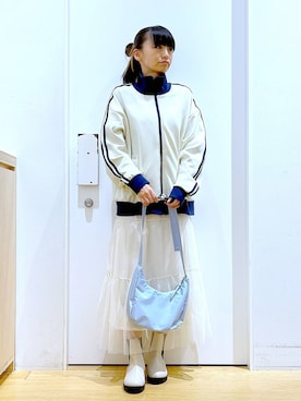 あおき@LAKOLE海老名さん（レディース・156cm）の春コーディネート
