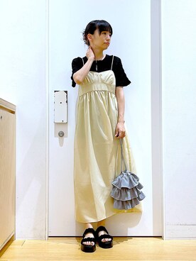 あおき@LAKOLE海老名さん(レディース・156cm)の夏コーディネート