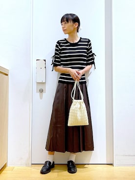 あおき@LAKOLE海老名さん（レディース・156cm）の秋コーディネート