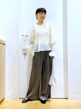 あおき@LAKOLE海老名さん（レディース・156cm）の秋コーディネート