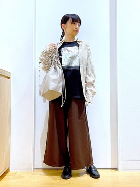 あおき@LAKOLE海老名さん(レディース・156cm)の秋コーディネート