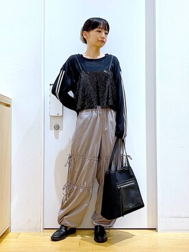 あおき@LAKOLE海老名さん（レディース・156cm）の秋コーディネート