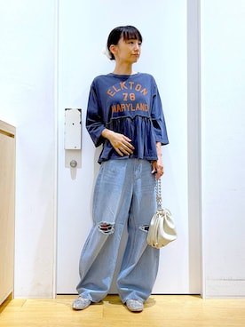 あおき@LAKOLE海老名さん(レディース・156cm)の秋コーディネート