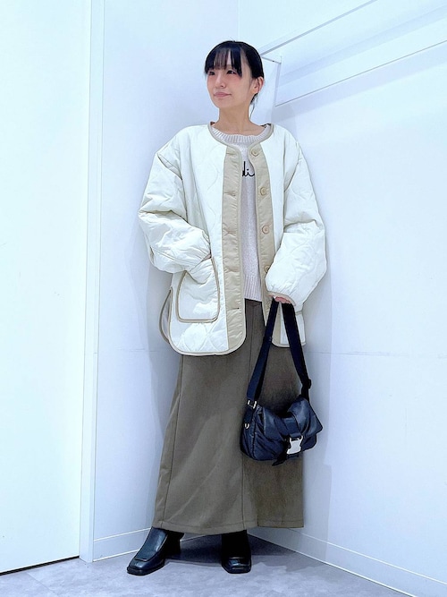 ドロストハイショクキルトブルゾン / 496661