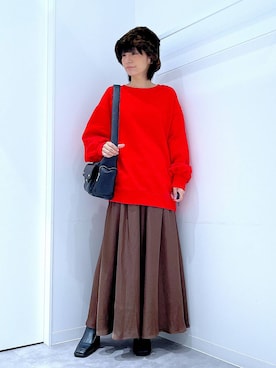 あおき@LAKOLE海老名さん(レディース・156cm)の秋コーディネート