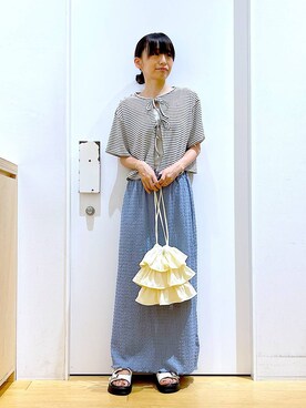 あおき@LAKOLE海老名さん(レディース・156cm)の秋コーディネート