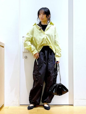 あおき@LAKOLE海老名さん(レディース・156cm)の春コーディネート