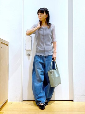 あおき@LAKOLE海老名さん（レディース・156cm）の秋コーディネート