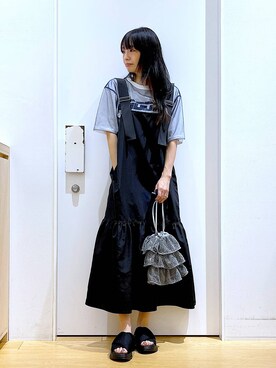 あおき@LAKOLE海老名さん（レディース・156cm）の夏コーディネート