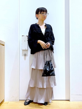 あおき@LAKOLE海老名さん（レディース・156cm）の秋コーディネート