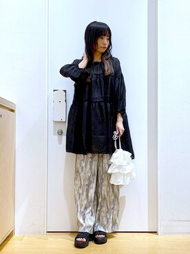 あおき@LAKOLE海老名さん(レディース・156cm)の夏コーディネート