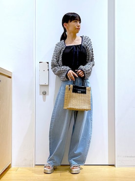 あおき@LAKOLE海老名さん（レディース・156cm）の夏コーディネート