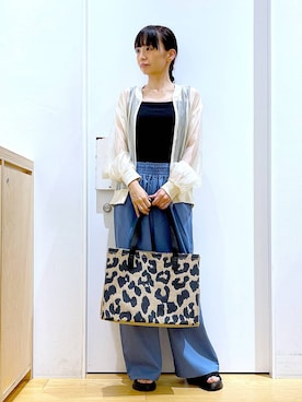 あおき@LAKOLE海老名さん（レディース・156cm）の夏コーディネート