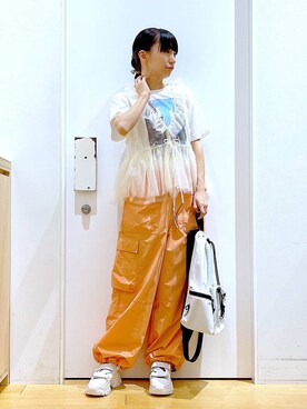 あおき@LAKOLE海老名さん(レディース・156cm)の夏コーディネート