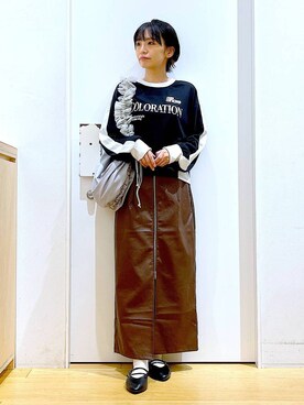 あおき@LAKOLE海老名さん（レディース・156cm）の秋コーディネート