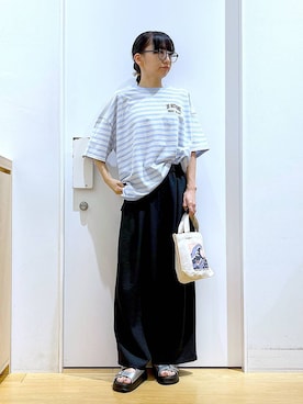 あおき@LAKOLE海老名さん（レディース・156cm）の夏コーディネート