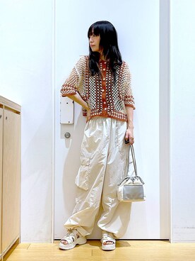 あおき@LAKOLE海老名さん(レディース・156cm)の夏コーディネート