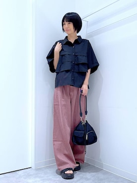 あおき@LAKOLE海老名さん（レディース・156cm）の秋コーディネート