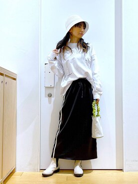 あおき@LAKOLE海老名さん（レディース・156cm）の春コーディネート