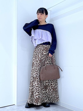 あおき@LAKOLE海老名さん（レディース・156cm）の秋コーディネート
