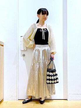 あおき@LAKOLE海老名さん（レディース・156cm）の夏コーディネート