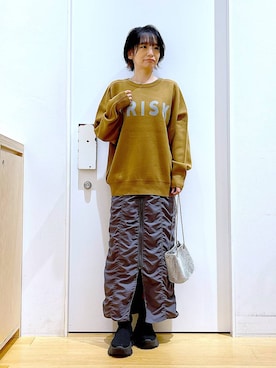 あおき@LAKOLE海老名さん(レディース・156cm)の冬コーディネート