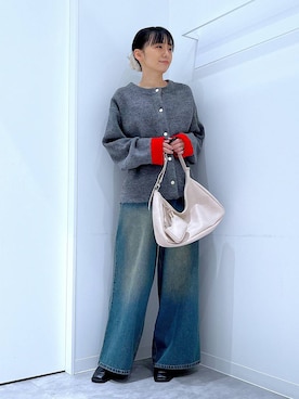 あおき@LAKOLE海老名さん(レディース・156cm)の冬コーディネート