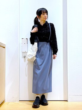 あおき@LAKOLE海老名さん（レディース・156cm）の春コーディネート