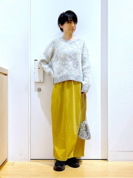 あおき@LAKOLE海老名さん(レディース・156cm)の冬コーディネート