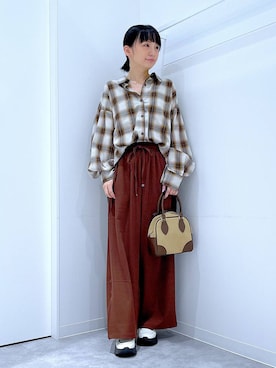 あおき@LAKOLE海老名さん（レディース・156cm）の秋コーディネート