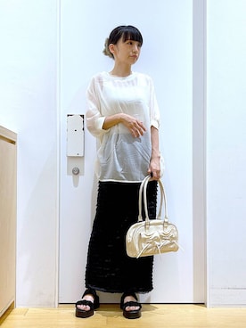 あおき@LAKOLE海老名さん（レディース・156cm）の秋コーディネート