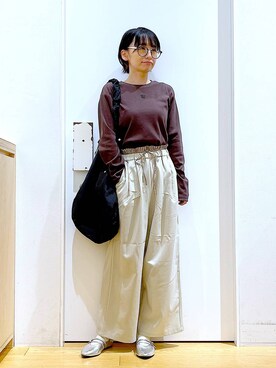 あおき@LAKOLE海老名さん（レディース・156cm）の秋コーディネート